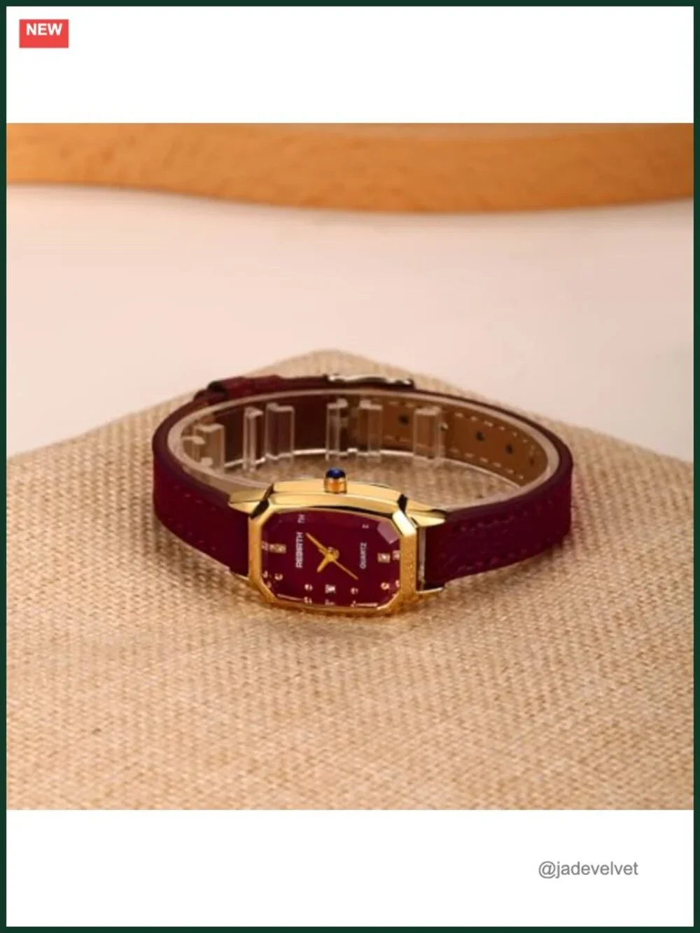 Women's Rectangular Quartz Watch Dress Wristwatch with Stainless Steel Bracelet